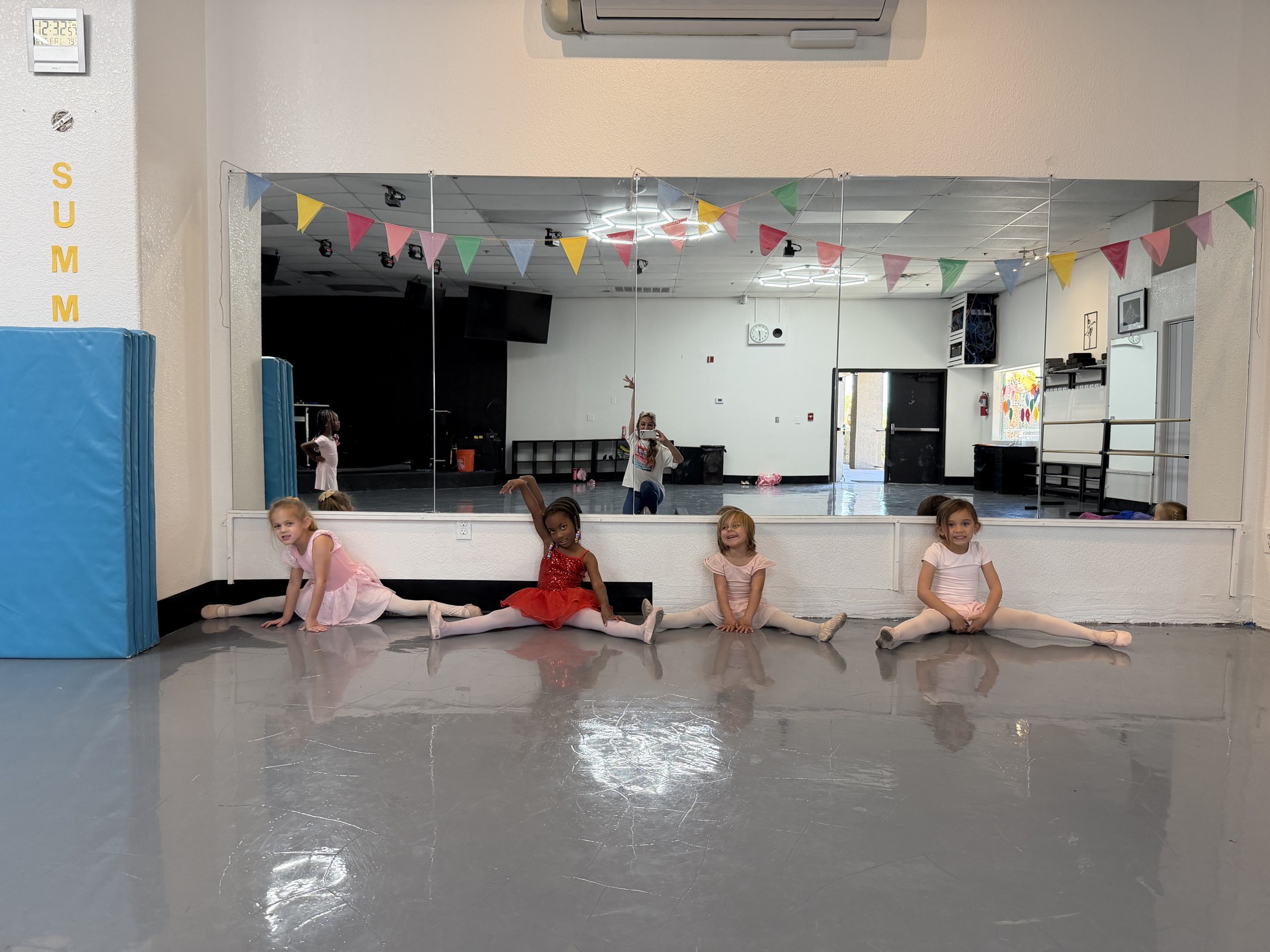 Arise dancers practicing ballet movement