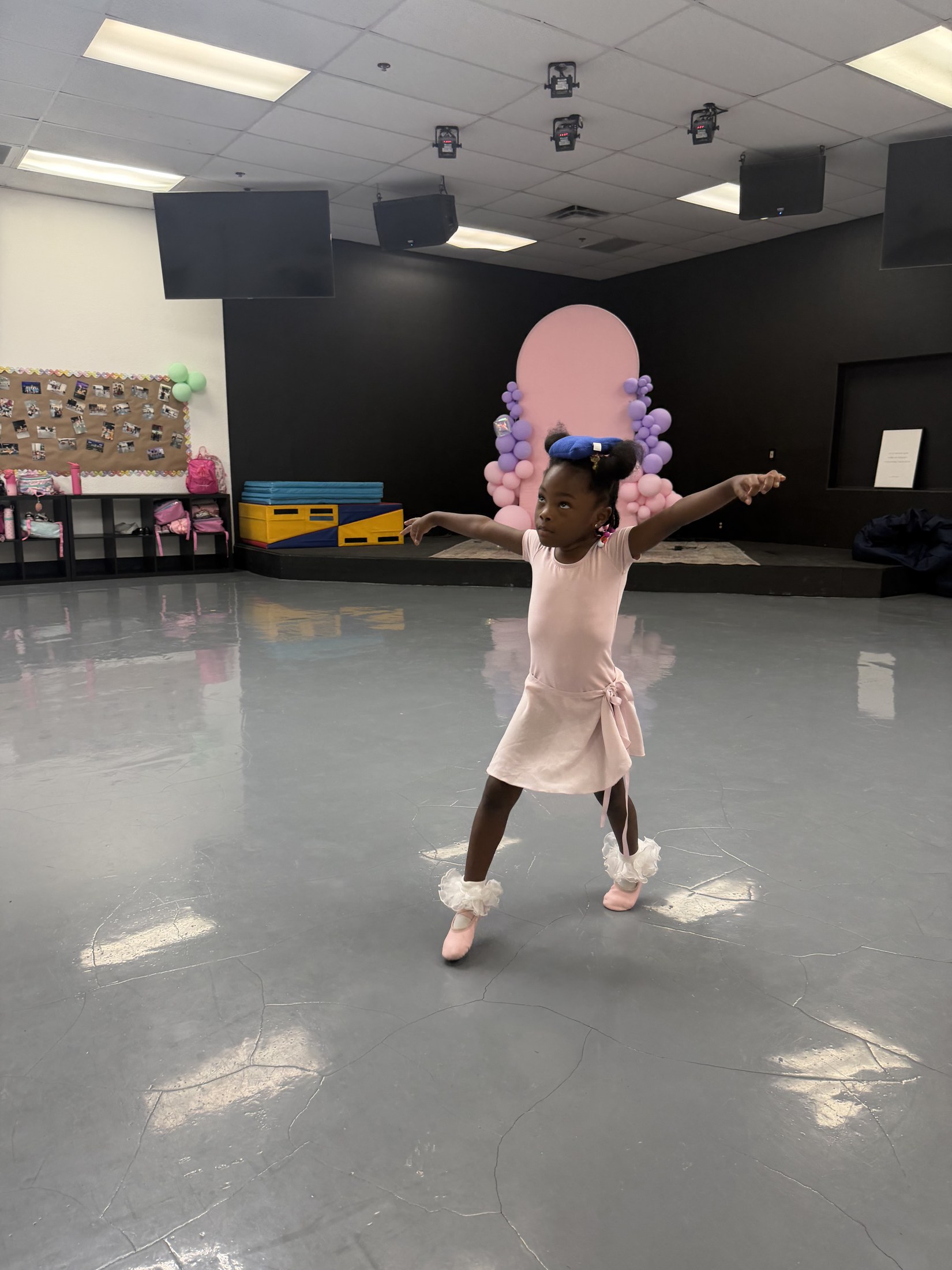 Arise dancers practicing ballet movement